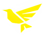 Meadowlark Mind and Body logo with yellow bird